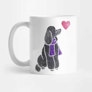 Watercolour Poodle Mug